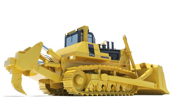 Bulldozer Komatsu D475A 3D model
