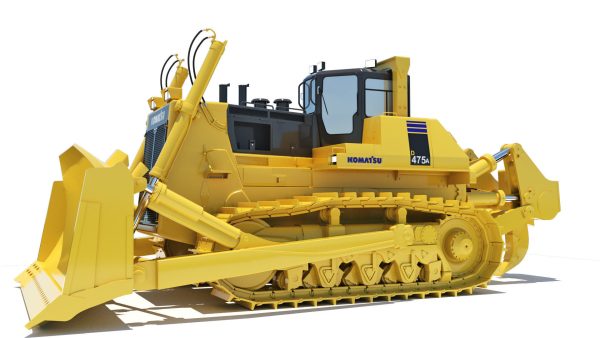 Bulldozer Komatsu D475A 3D model