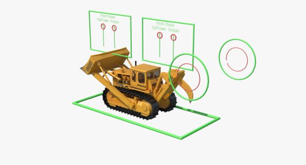 Bulldozer Komatsu Rigged