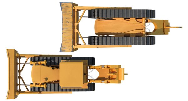Bulldozer Komatsu Rigged