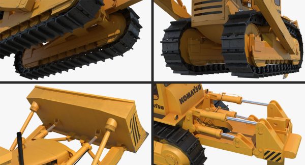 Bulldozer Komatsu Rigged