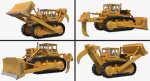 Bulldozer Komatsu Rigged