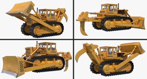 Bulldozer Komatsu Rigged