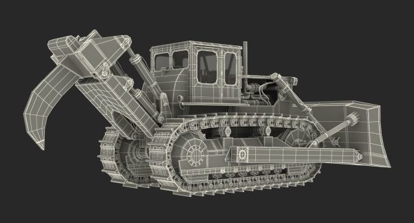 Bulldozer Komatsu Rigged