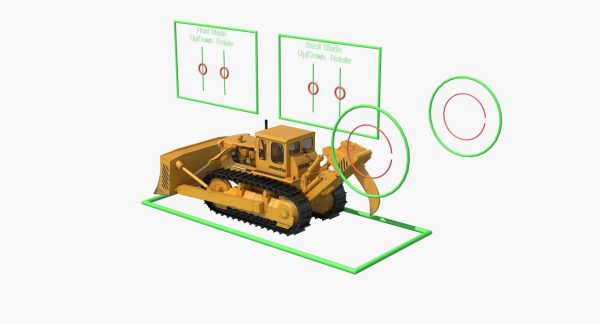 Bulldozer Komatsu Rigged
