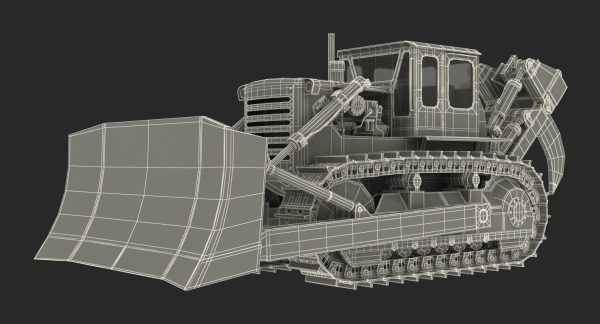 Bulldozer Komatsu Rigged