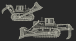 Bulldozer Komatsu Rigged