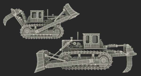 Bulldozer Komatsu Rigged