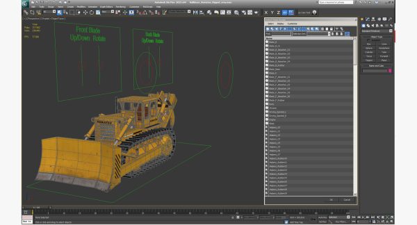 Bulldozer Komatsu Rigged