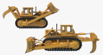 Bulldozer Komatsu Rigged