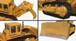 Bulldozer Komatsu Rigged