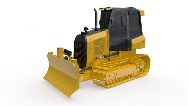 Bulldozer Small Rigged