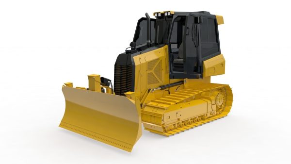 Bulldozer Small Rigged
