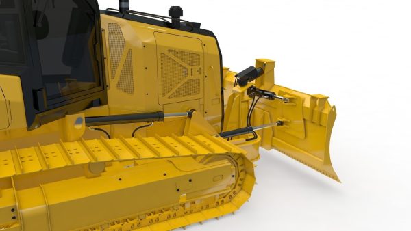 Bulldozer Small Rigged
