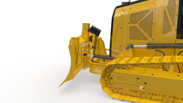 Bulldozer Small Rigged