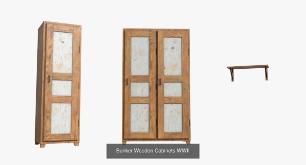 Bundle German Bunker Furnitures WWII