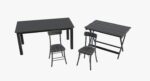 Bundle German Bunker Furnitures WWII