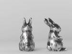 Bunny Pepper and Salt Shakers