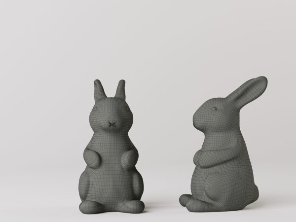 Bunny Pepper and Salt Shakers