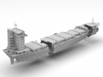 Burned and destroyed ship