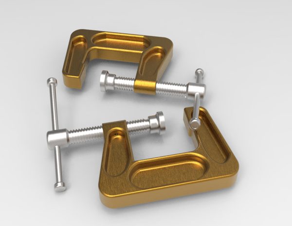C-Clamp clamp with screw