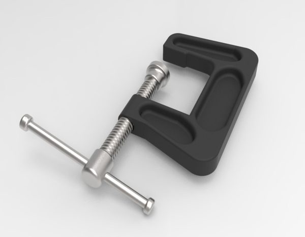 C-Clamp clamp with screw