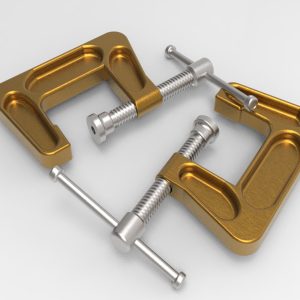 C-Clamp clamp with screw
