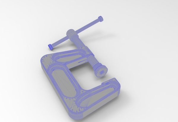 C-Clamp clamp with screw