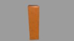 Cabinet orange metal box
