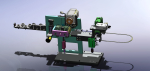 Cable feeding and cutting mechanism
