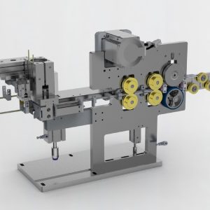 Cable feeding and cutting mechanism