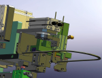 Cable feeding and cutting mechanism