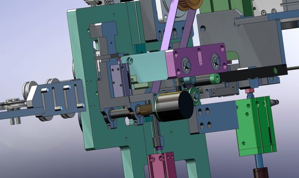 Cable feeding and cutting mechanism