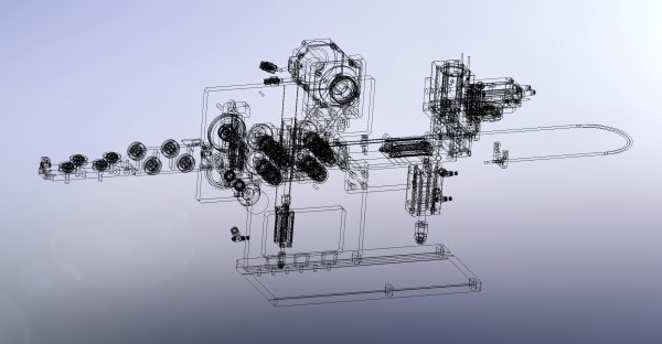 Cable feeding and cutting mechanism