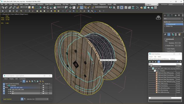 Cable Reel with Cable