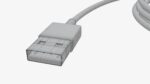 Cable USB-C to USB white