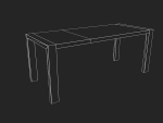 Calligaris Modern 140 cm open