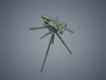 Camera on the tripod