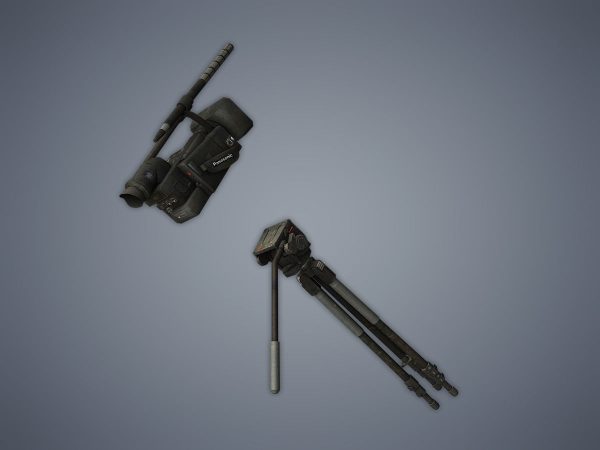 Camera on the tripod