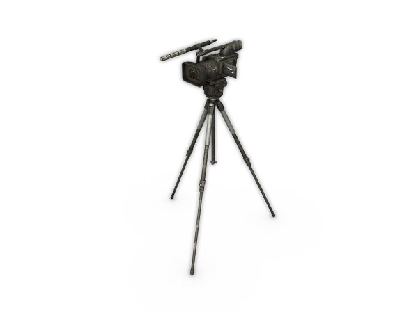 Camera on the tripod