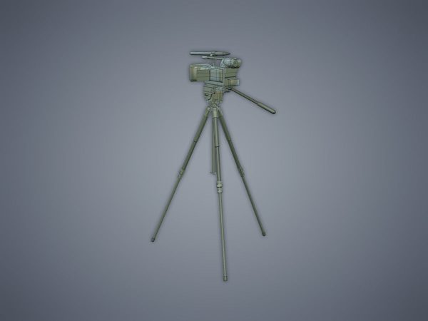 Camera on the tripod