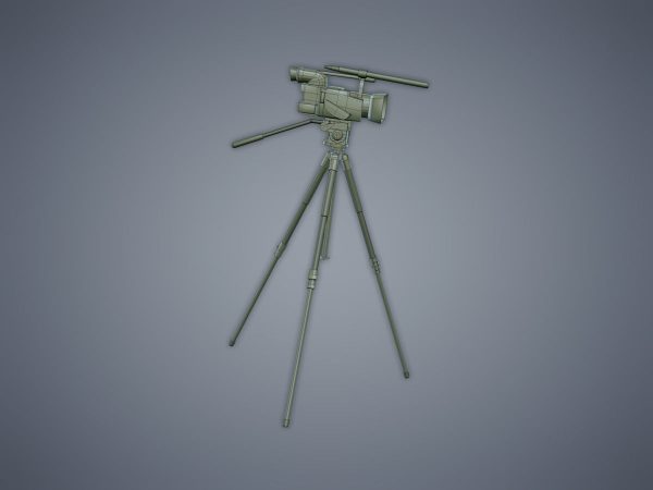 Camera on the tripod