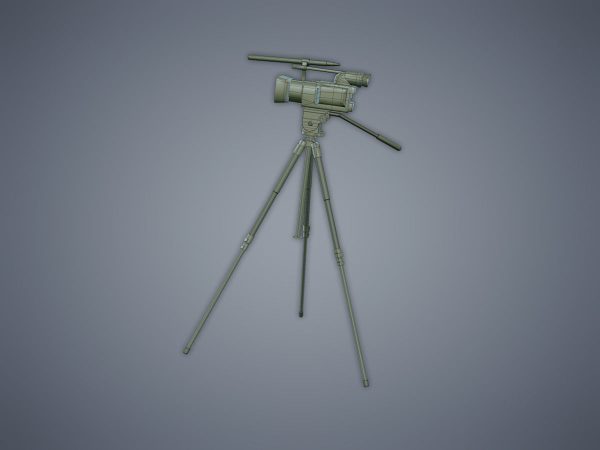 Camera on the tripod