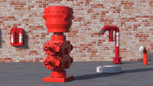 Cameron Annular Bop Blowout Preventer Red