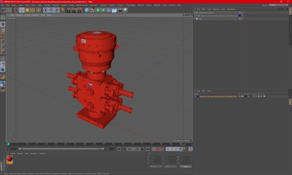 Cameron Annular Bop Blowout Preventer Red