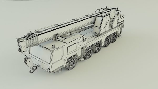 Camion grue LTM 1110 crane
