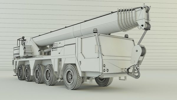 Camion grue LTM 1110 crane