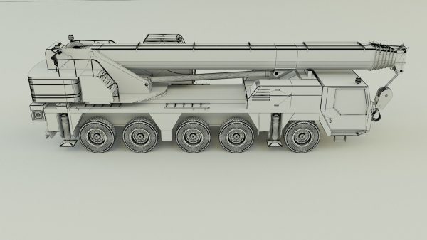Camion grue LTM 1110 crane