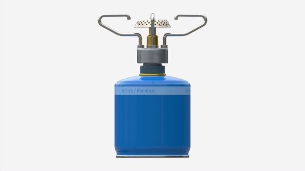 Camping Gas Stove with Cartridge Mockup 01