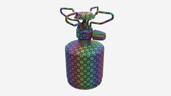Camping Gas Stove with Cartridge Mockup 01